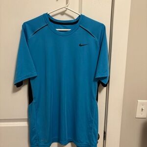 Nike Men's Blue Athletic Shirt running